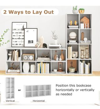 Librería  8 Cubos Blanca