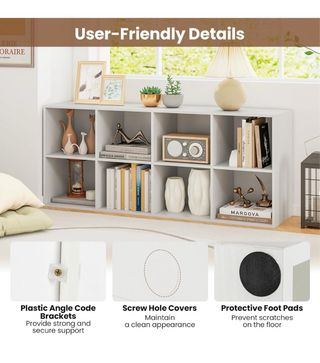 Librería  8 Cubos Blanca