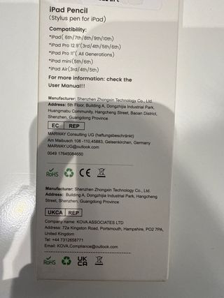 Apple Pencil para iPad