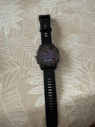 Reloj Garmin Fenix 7 Pro Solar Negro/Plata