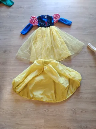 Disfraz infantil princesa blancanieves