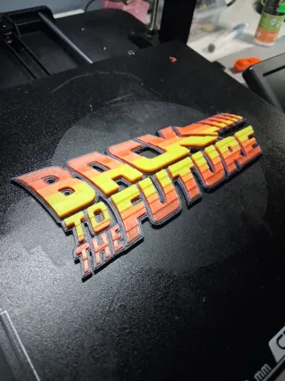 Logo Regreso al Futuro 3D