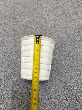 Set de 3 cestas organizadoras blancas / 3€ todo