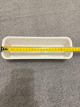 Set de 3 cestas organizadoras blancas / 3€ todo