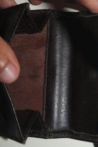 Carteira de homem em pele preta