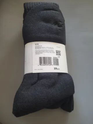 1 Pack 3 pares calcetines 38-42 negros precintadas