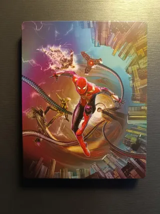 Steelbook Spiderman: No Way Home 4K UHD Español.