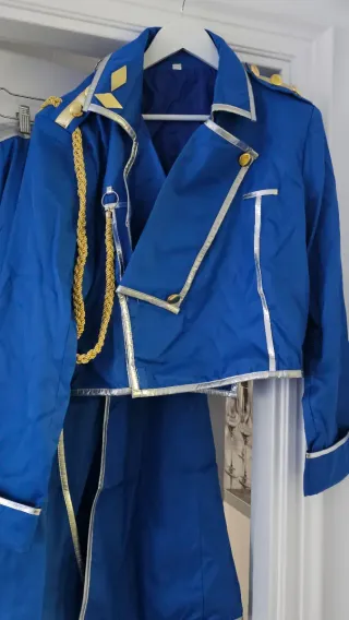 Disfraz Cosplay Azul y Dorado Talla Única