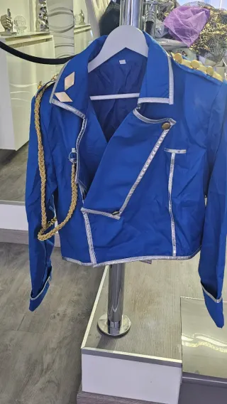 Disfraz Cosplay Azul y Dorado Talla Única