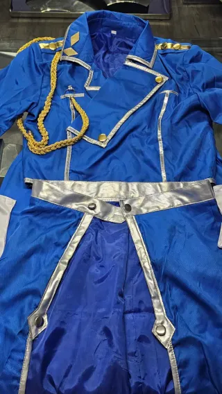 Disfraz Cosplay Azul y Dorado Talla Única
