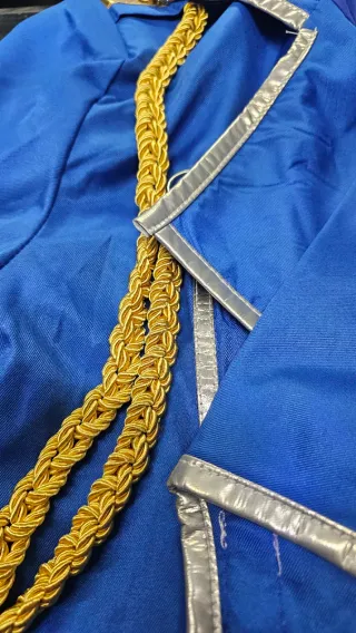 Disfraz Cosplay Azul y Dorado Talla Única