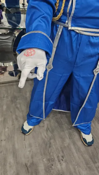 Disfraz Cosplay Azul y Dorado Talla Única