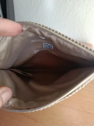 Bolso neceser YSL beige