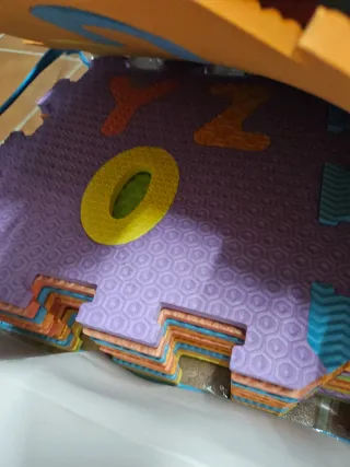 *** DOS Alfombras Puzzle Eva Texturizada Bruin