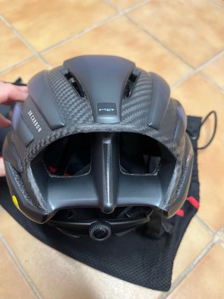Casco Met Trenta 3K Carbon Mips Azul Talla M Nuevo