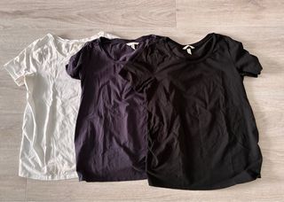 Pack 3 Camisetas Premamá Básicas