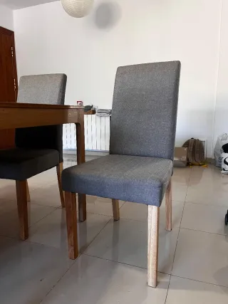 Mesa Comedor Madera IKEA + 6 Sillas