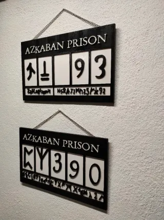 Targhe da muro Harry Potter Azkaban