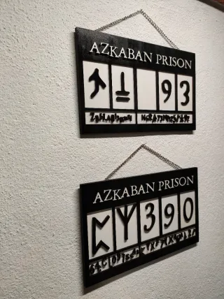 Targhe da muro Harry Potter Azkaban