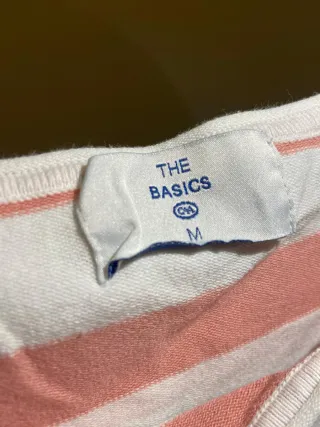 Sudadera fina C&A rayas rosa y blanco