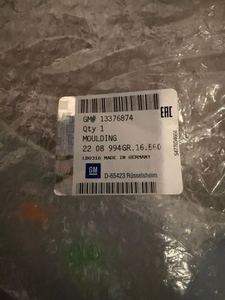 Moldura Salpicadero Opel Adam Nueva