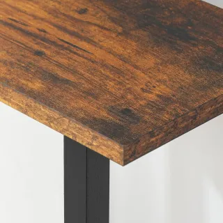 Mesa auxiliar estrecha con carga