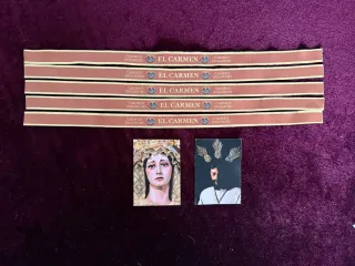 Pack Nazareno: 200 estampitas y 20 pulseras