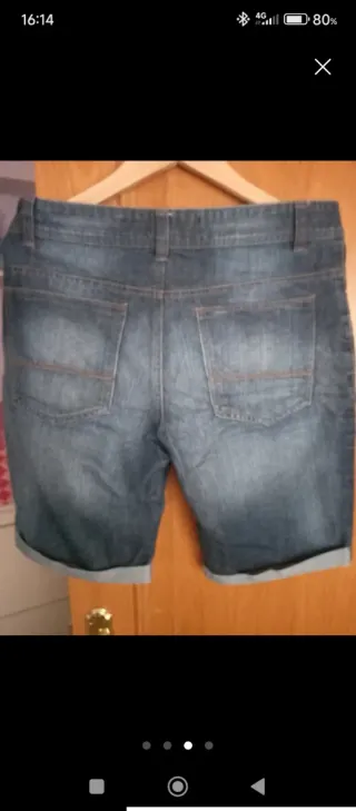 Pantalón corto vaquero hombre Talla L