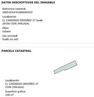 Solar en venta en Coín