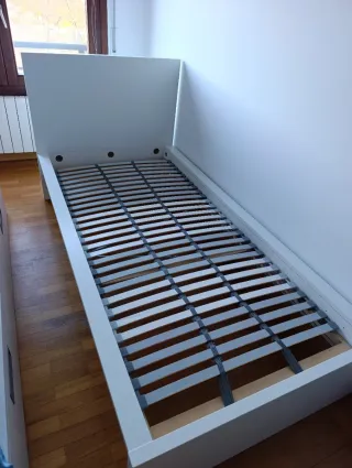 Cama Ikea Malm 90x200 Blanca