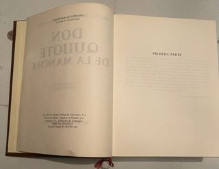 Libro don quijote de la mancha