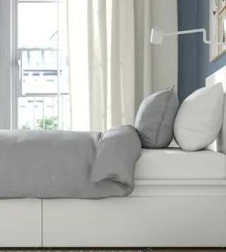 Cama 90x200 con cajones y colchón