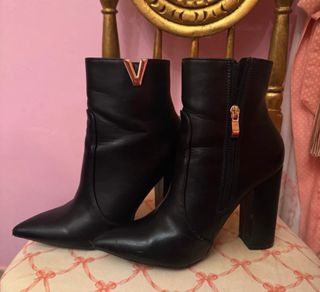 Stivaletti neri tacco alto V 37