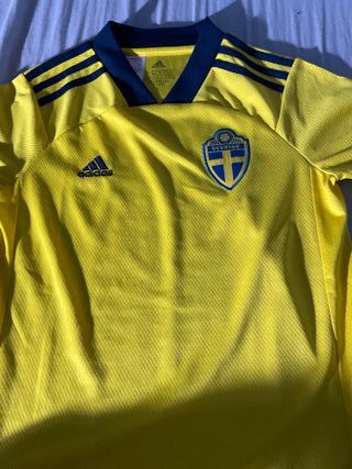 Camiseta Suecia Adidas 11-12 Talla 152