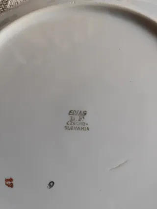 Set piatti vintage decorati frutta