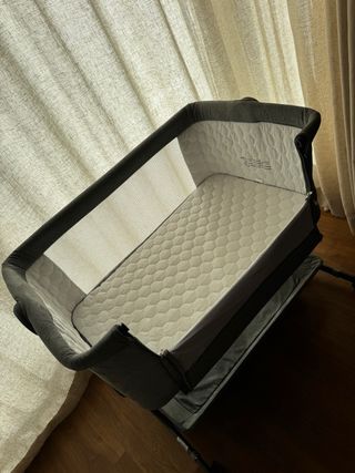 Minicuna de colecho MS Comfy gris + funda viaje