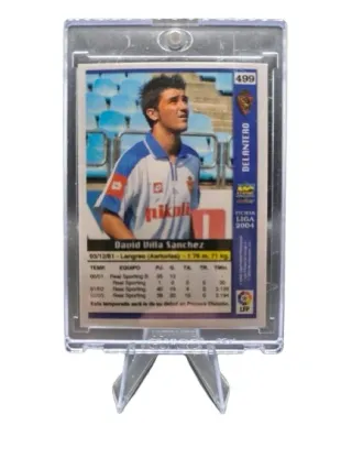 3 cromos David Villa Real Zaragoza y Valencia CF