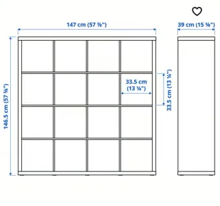 Estanterías Ikea KALLAX Blanca