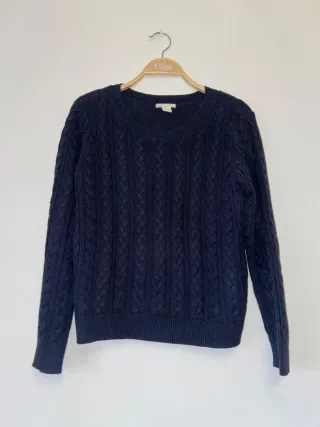 Jersey H&M azul trenzado