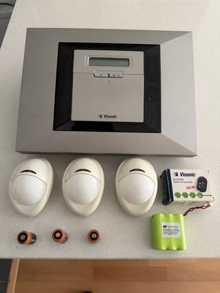 Centralita Alarma Visonic Powermax Pro + sensores