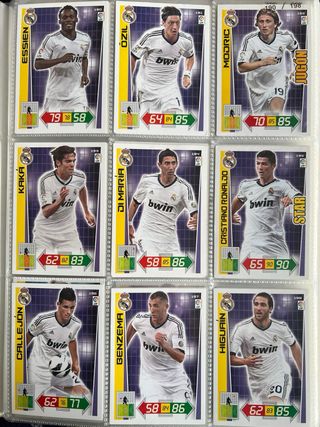 Cromos Adrenalyn Real Madrid