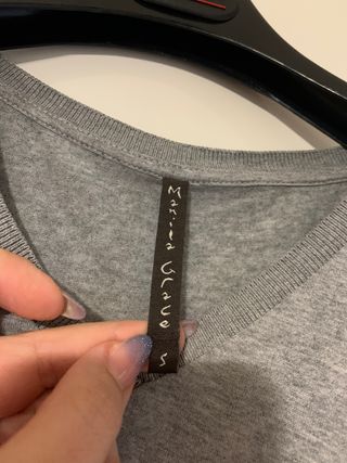 Manila Grace T-shirt grigia