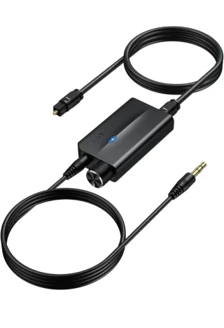 AUTOUTLET Convertidor Audio Óptico a 3.5mm
