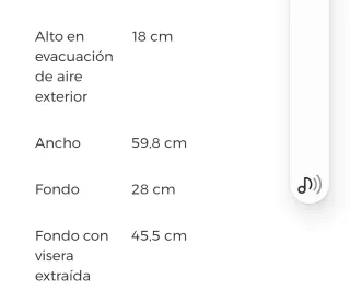 Campana extractora Smeg