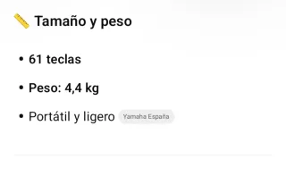 Piano Yamaha PSR-E353 Gris