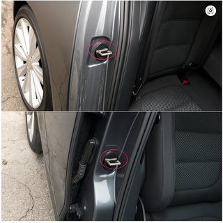 4 Borrachas Amortecedor Porta