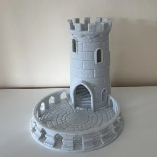 Torre dados efecto mármol