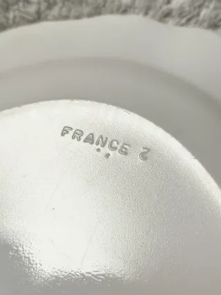 2 PIEZAS "ARCOPAL"  ENSALADERA y FUENTE OVALADA.