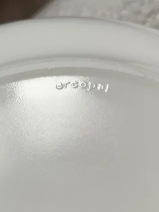 2 PIEZAS "ARCOPAL"  ENSALADERA y FUENTE OVALADA.