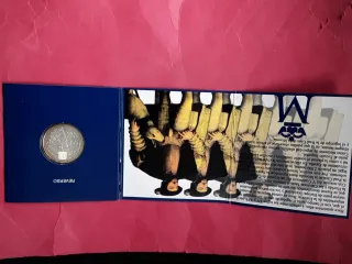 2000 PESETA PLATA AÑO 2000 CARLOS V. CARTERA FNMT